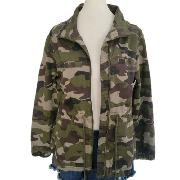 OLD Navy Camouflage Utility Jacket Size S - Picture 3 of 8